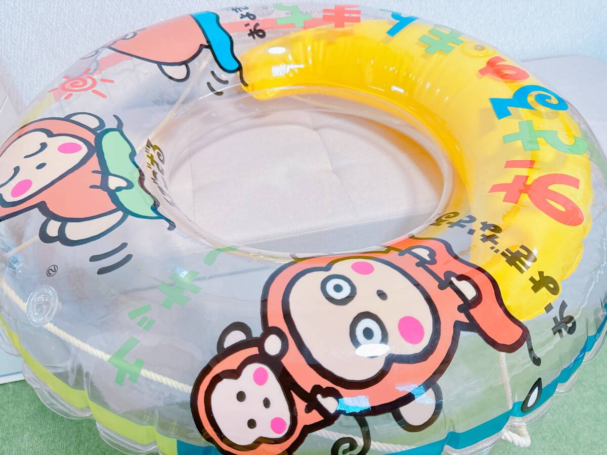 * Sanrio Osaru no Monkichi 80cm swim ring air vinyl empty bi vinyl manner boat float .Inflatable Sanrio SwimRing PoolToys