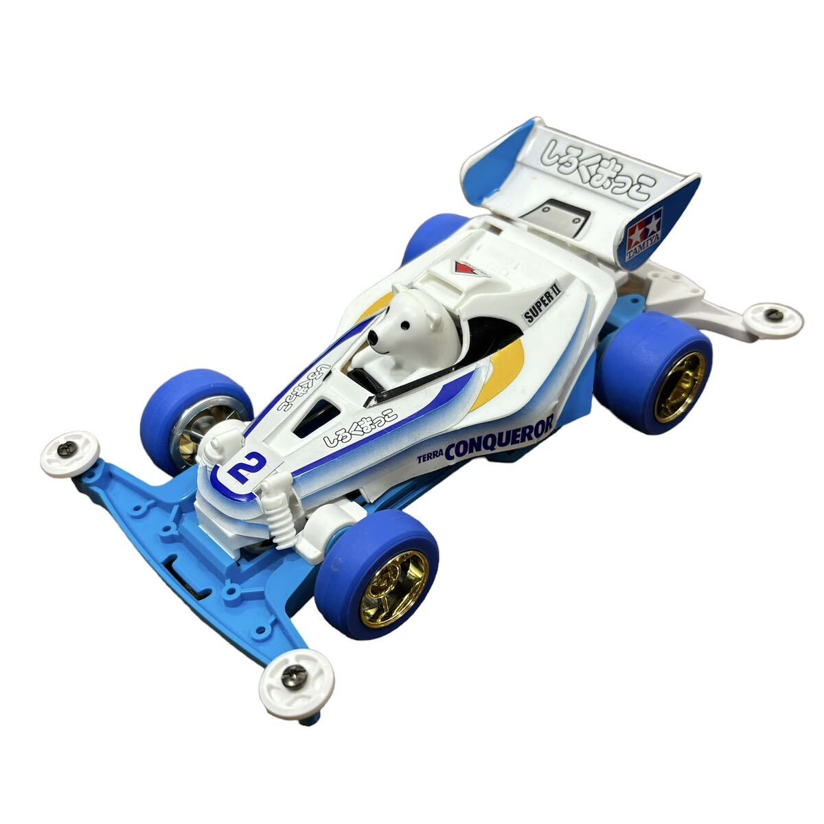 1円〜【ジャンク】ミニ四駆 TAMIYA タミヤ ブリッツァーソニック 絶版 しろくまっこ くまモン 完成品 当時物 まとめ 組済 パーツ取り_画像6