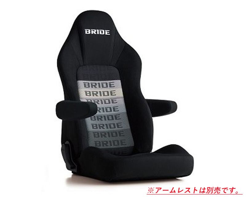 [BRIDE]STREAMS CRUZ 正規ブリッドセミバケシート_グラデーションロゴ(シートヒーターなし)[保安基準適合]_画像1