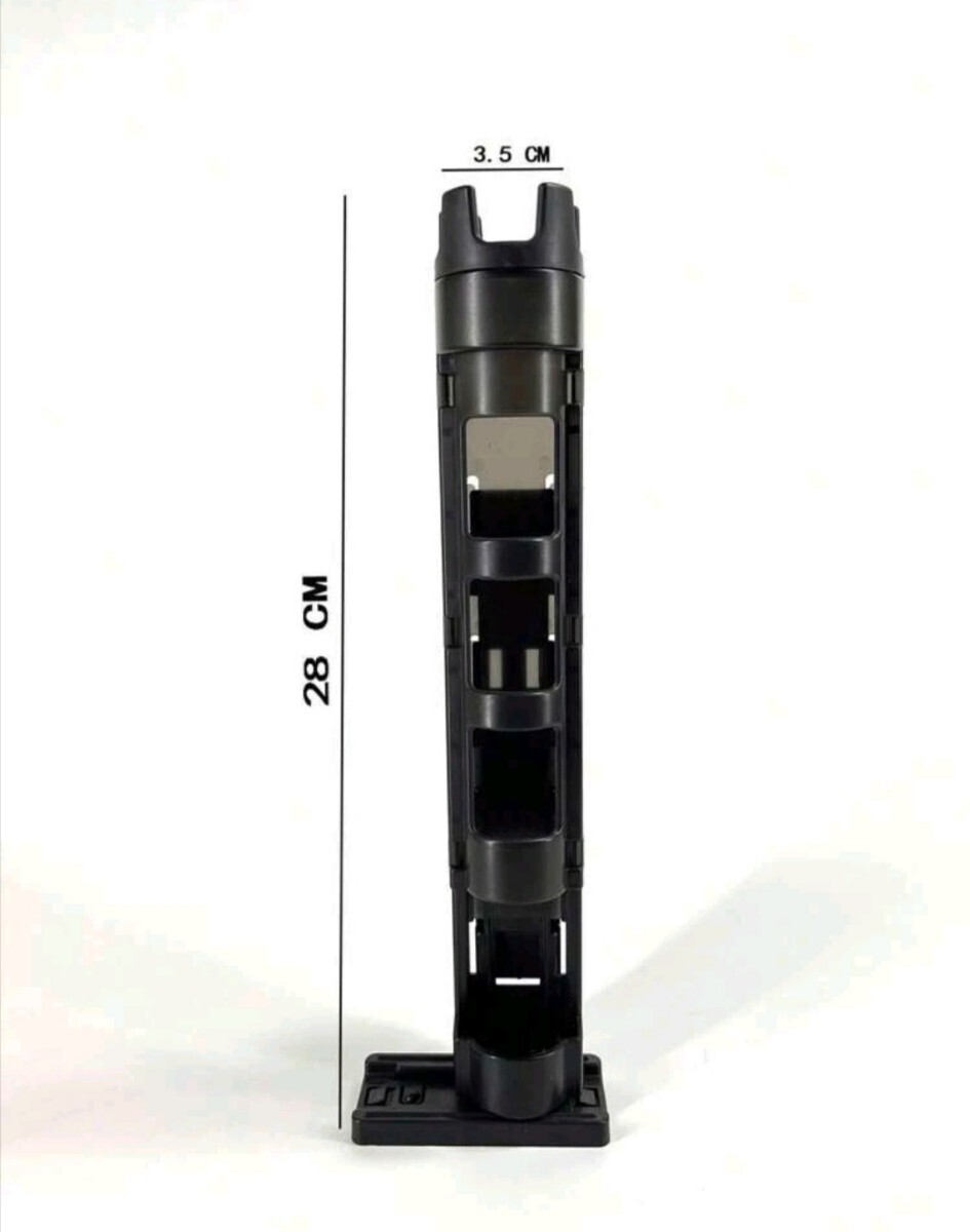 ロッドホルダー　ロッドスタンド　ブラック 3個セット　バケットマウスシリーズ　ダイワ(DAIWA) タックルボックス対応 _画像2