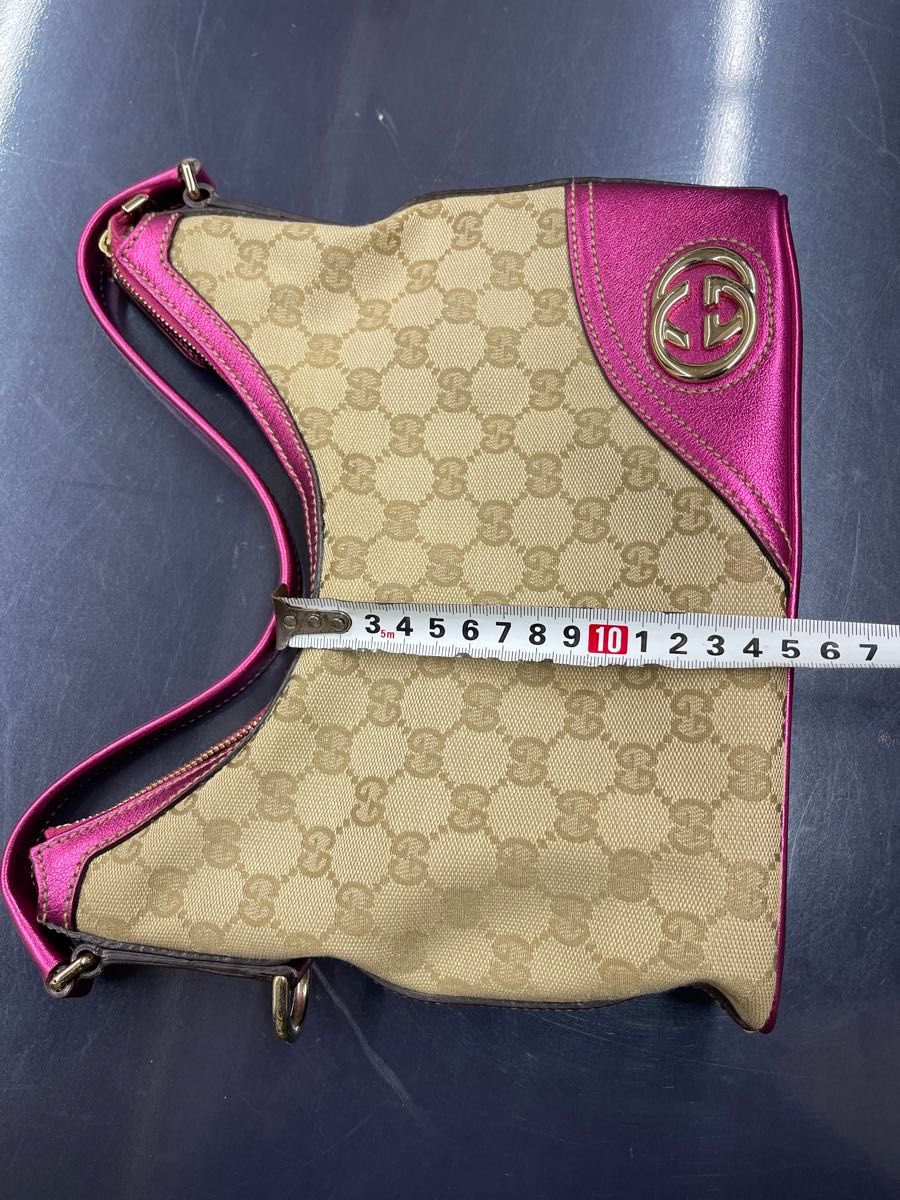 超美品☆ GUCCI グッチ ハンドバッグ GG柄 トートバッグ