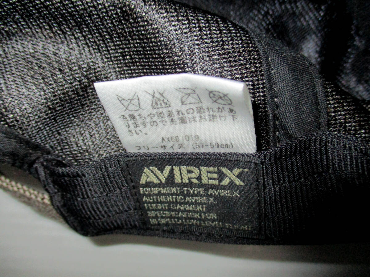 AVIREX　アヴィレックス　キャップ 帽子　　フリーサイズ(57-59cm)　　　　（３F　ハ大_画像7
