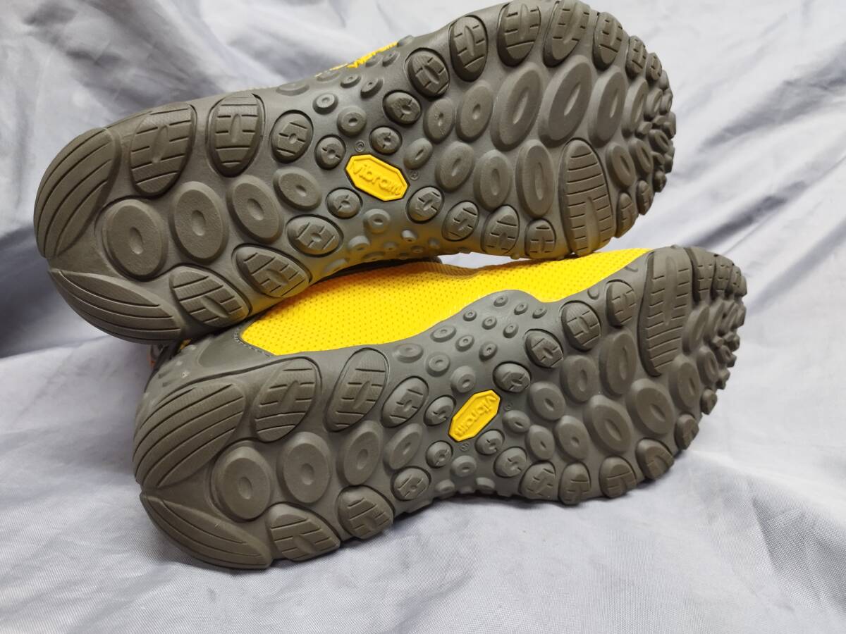 27.5cm メレル MERRELL カメレオン2 ゴアテックス CHAMELEON GORE-TEX STORM MID GTX　イエロー　黄色_画像4