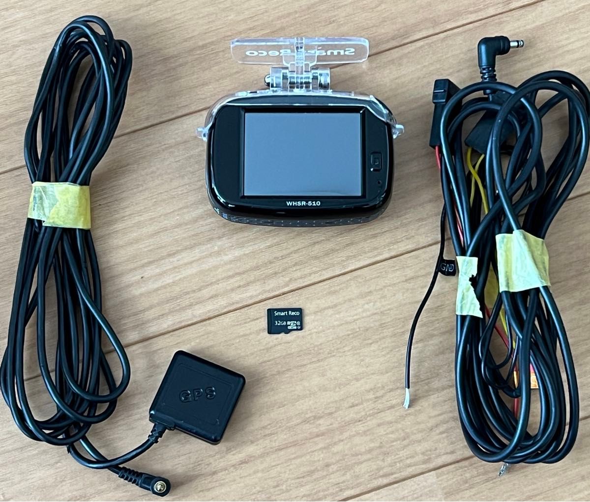 SmartReco WHSR-510 フロントカメラのみ GPS付 純正32GB SD SmartReco WHSR-510 フロントカメラのみ GPS付 純正32GB SD