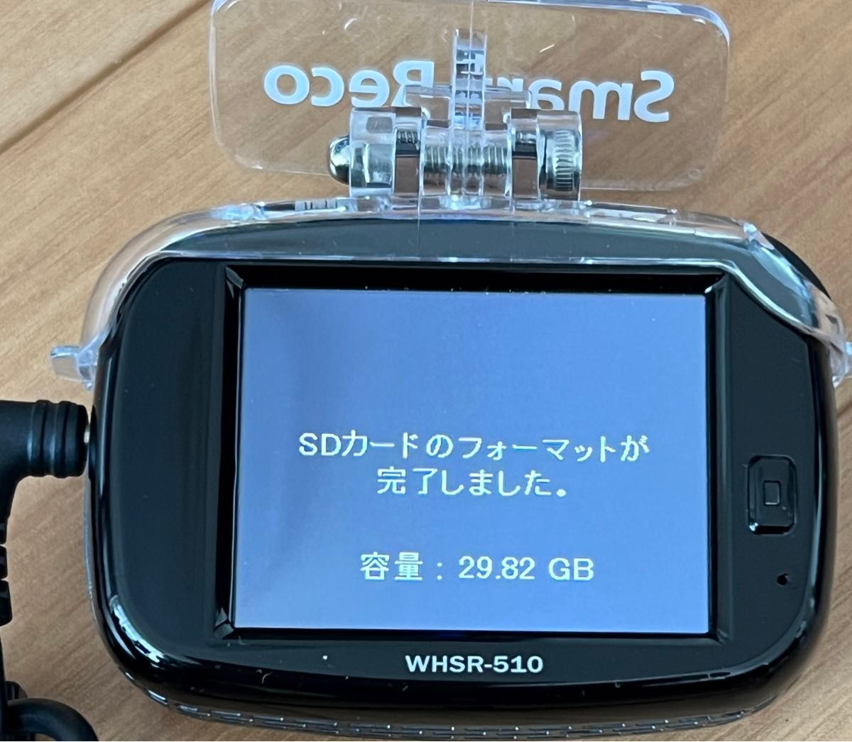 SmartReco WHSR-510 フロントカメラのみ GPS付 純正32GB SD SmartReco WHSR-510 フロントカメラのみ GPS付 純正32GB SD