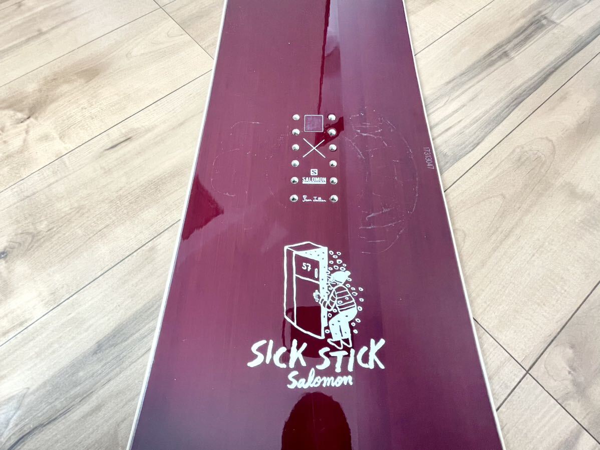 ★送料無料★美品★サロモン17/18 SICKSTICK 157cm HPS HILLSIDE PROJECT シックスティック SALOMON スノーボード パウダー カービング_画像3