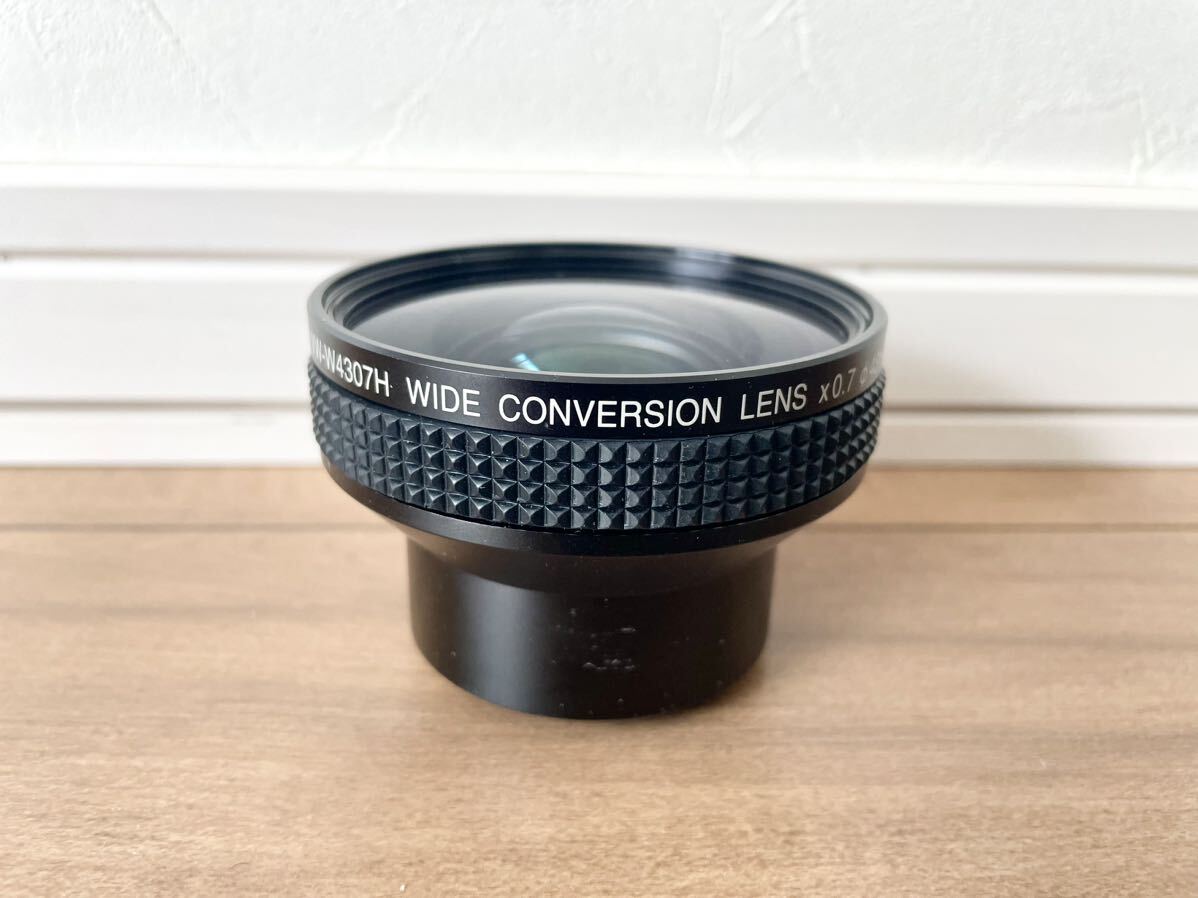 ★送料無料★美品Panasonic VW-W4307H ワイドコンバージョンレンズ ×0.7 43mm パナソニック Wide Conversion Lens_画像2