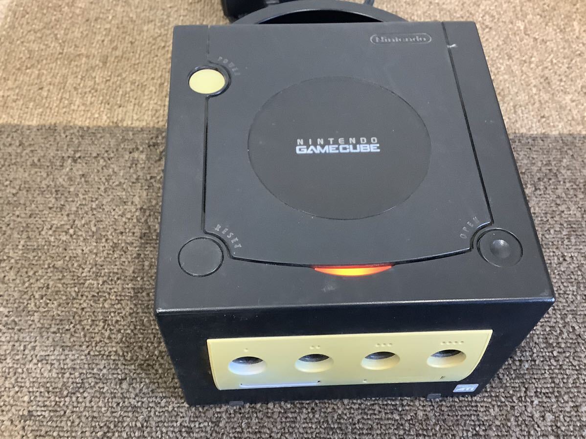 【1円スタート】任天堂 Nintendo ゲームキューブ GAMECUBE 本体　ニンテンドー64ソフトサービス笑【通電のみ確認済み　動作未確認】_画像6