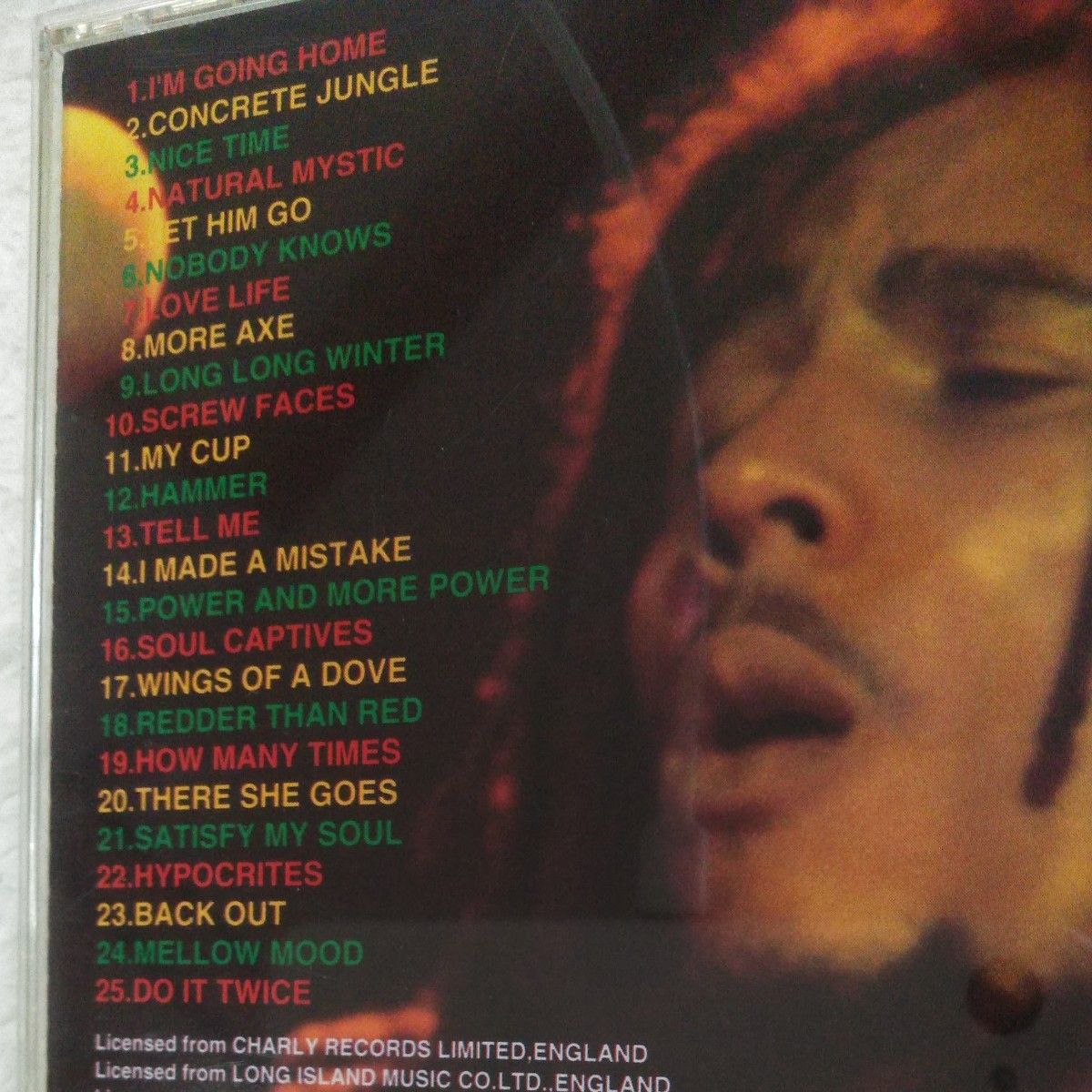 BOB MARLEY & THE ＷAILEＲS  　ベストトラックス25　CD