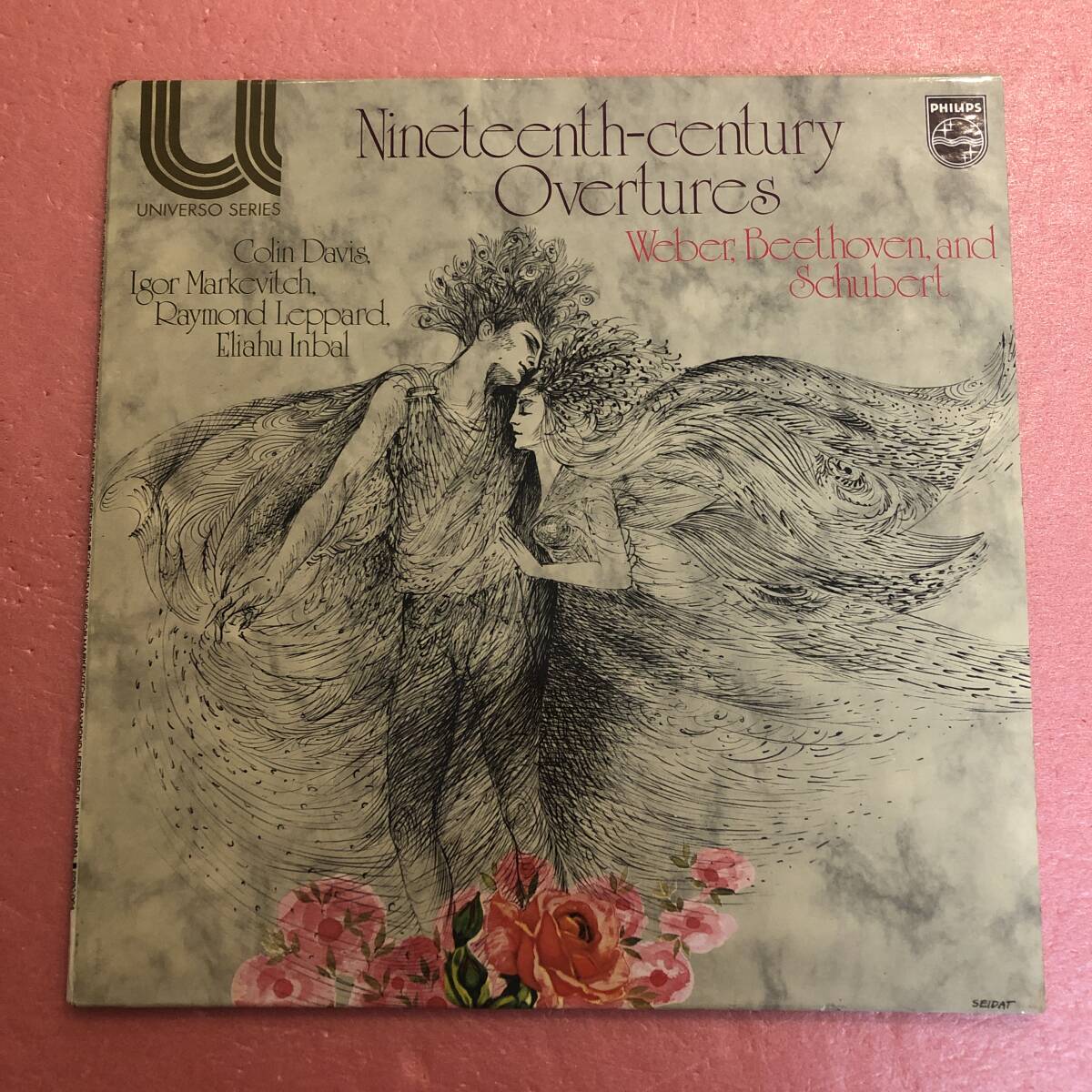 美盤 LP Nineteenth Century Overtures シューベルト 序曲 ホ短調 D. 648 ベートーヴェン レオノーレ ウェーバー オベロン オイリアンテ _画像1