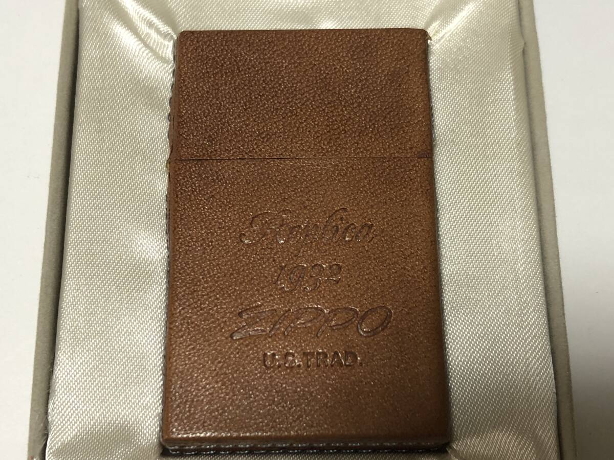 未使用 ZIPPO ジッポー 1932 FIRST REPLICA ファースト レプリカ 革張り1989年製 アメリカ USA オイルライター 喫煙具 MADE IN USA _画像10