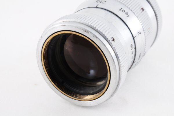 希少 Cine シネ Nikkor C F1.9 38mm レンズ 革ケース付 Nikon ニコン ニッコール / 一眼レフ フィルム カメラ 蛇腹 S-451_画像5