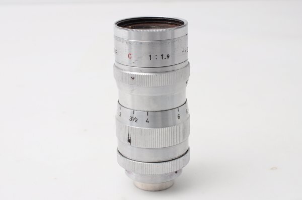 希少 Cine シネ Nikkor C F1.9 38mm レンズ 革ケース付 Nikon ニコン ニッコール / 一眼レフ フィルム カメラ 蛇腹 S-451_画像8