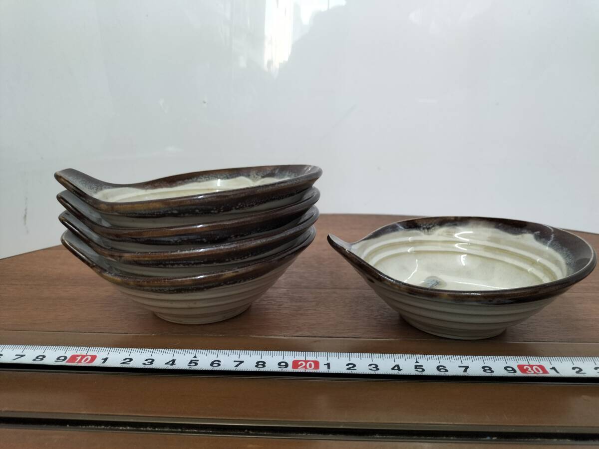 コレクション　昭和　レトロ　料理皿　小皿　陶器　小料理　取り皿　5枚　まとめて_画像1