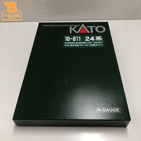 1円〜 動作確認済み KATO Nゲージ 10-811 24系寝台特急「ゆうづる」6両基本セット_画像1