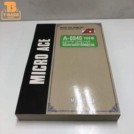 1円〜 ジャンク マイクロエース Nゲージ A-0840 789系 特急「スーパー白鳥」 基本5両セット_画像1