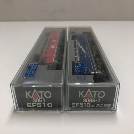 1円〜 動作確認済み KATO Nゲージ 3051 EF510、3065-1 EF510 500 北斗星色 電気機関車2両セット_画像8