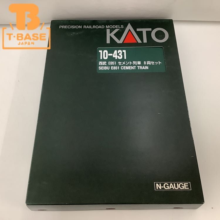 1円〜 動作確認済み KATO Nゲージ 10-431 西武 E851 セメント列車 8両セット_画像1