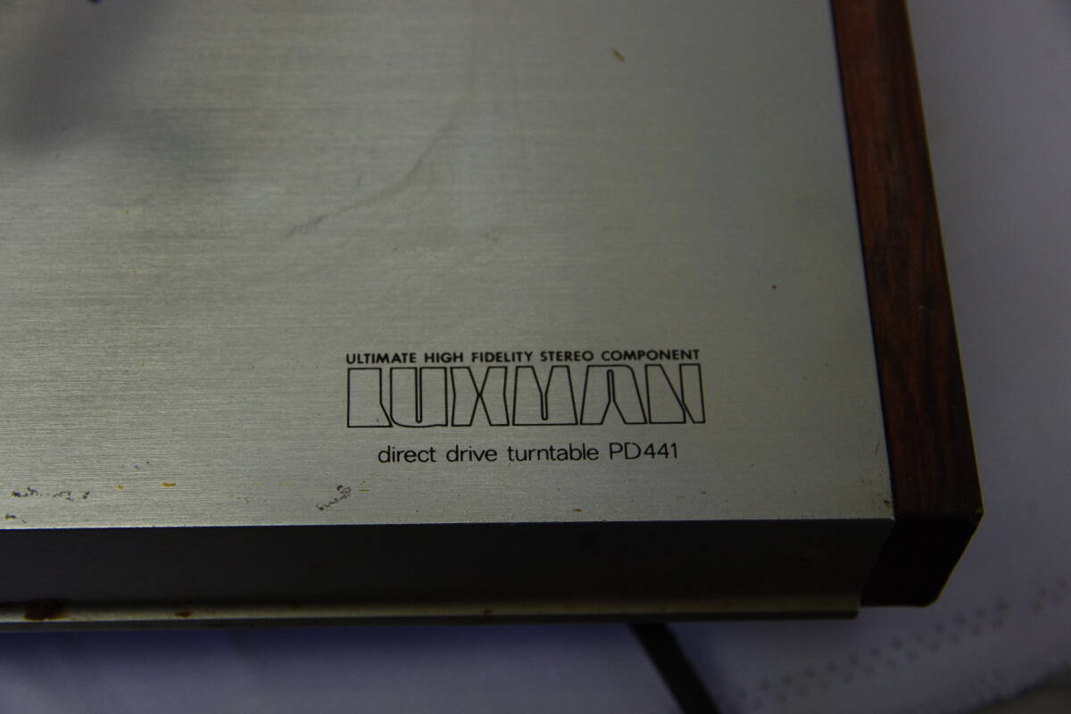 C031♪レア★LUXMAN PD441 レコードプレーヤー ターンテーブル ラックスマン_画像3
