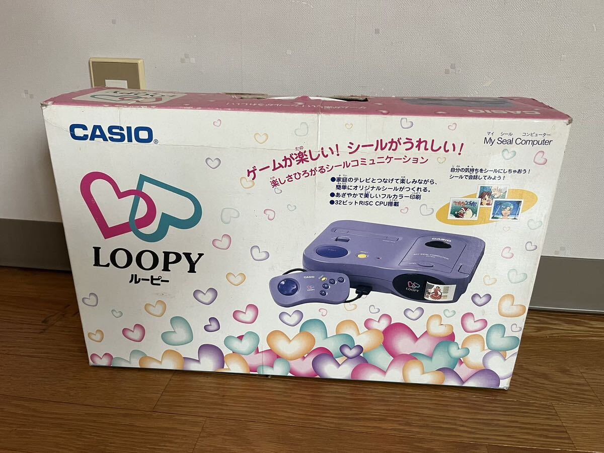 CASIO SV-100 LOOPY カシオ ルーピー マイシールコンピューター ソフト付きの画像1