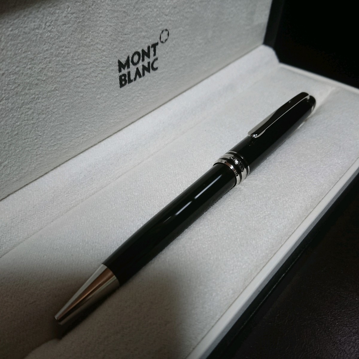 【未使用】モンブラン ボールペン 164 マイスターシュテュック MONTBLANC mont blanc マイスターシュテック ブラック×プラチナ_画像10