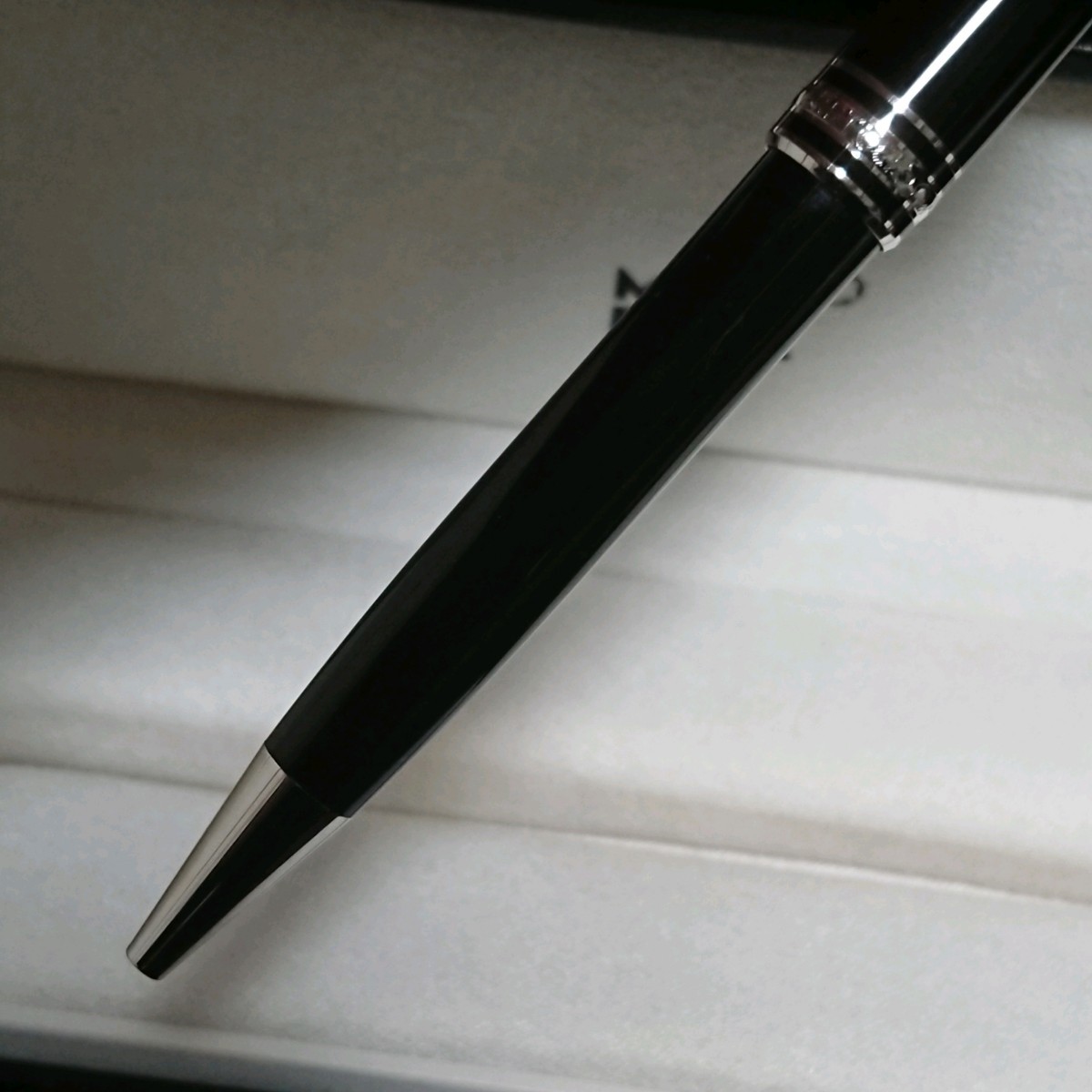 【未使用】モンブラン ボールペン 164 マイスターシュテュック MONTBLANC mont blanc マイスターシュテック ブラック×プラチナ_画像7