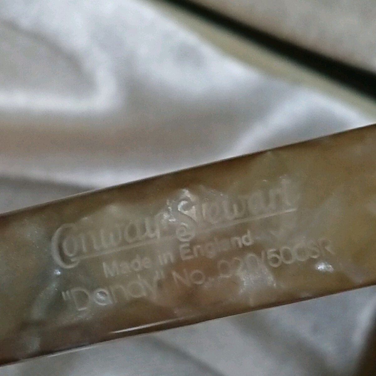 Conway Stewart コンウェイ・スチュワート ダンディ オパール ボールペン 旧タイプ シルバートリム 管L2_画像4