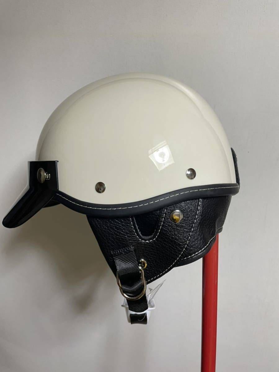 レトロ 人気ポリヘル 60S 小帽体 ハーフヘルメット ポリスヘルメット
