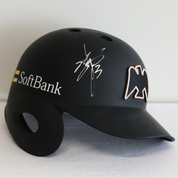 [ благотворительность ] Fukuoka SoftBank Hawks близко глициния .. игрок двойной Anniversary шлем 