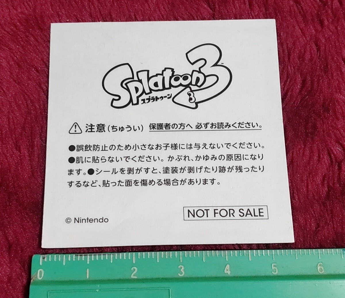 Nintendo TOKYO 配布品 ステッカー シール スプラトゥーン3 スプラトゥーンの画像2