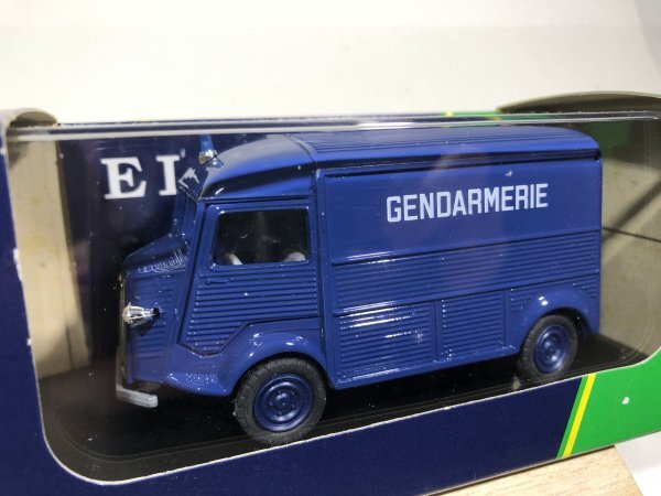 ELIGOR Citroen 1/43 シトロエン TYPE H GENDARMERIE & シトロエン TYPE H PTT TELEPHONE GRIS 2台セット_画像4