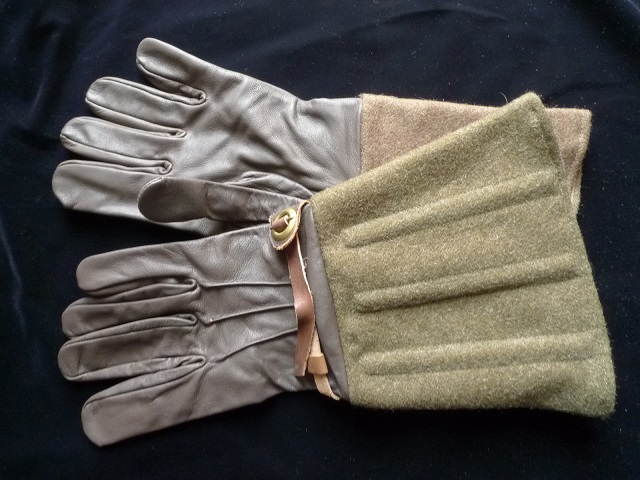 大日本帝国陸軍 操縦者手袋 複製の画像1