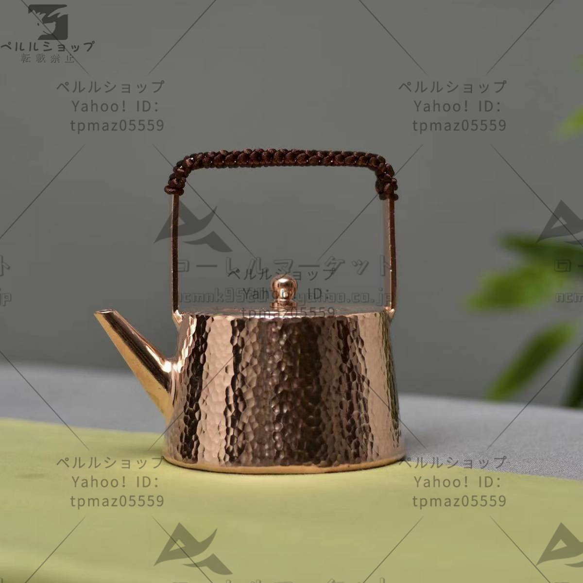 紫銅 銅製ポット お茶沸かし やかん ティーポット 水がスムーズに出られる 水質を改善する_画像3