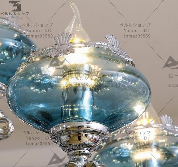 高級水晶ペンダントライト　洋風照明　シャンデリア　北欧デザイン シーリングライト 天井照明 6灯_画像3