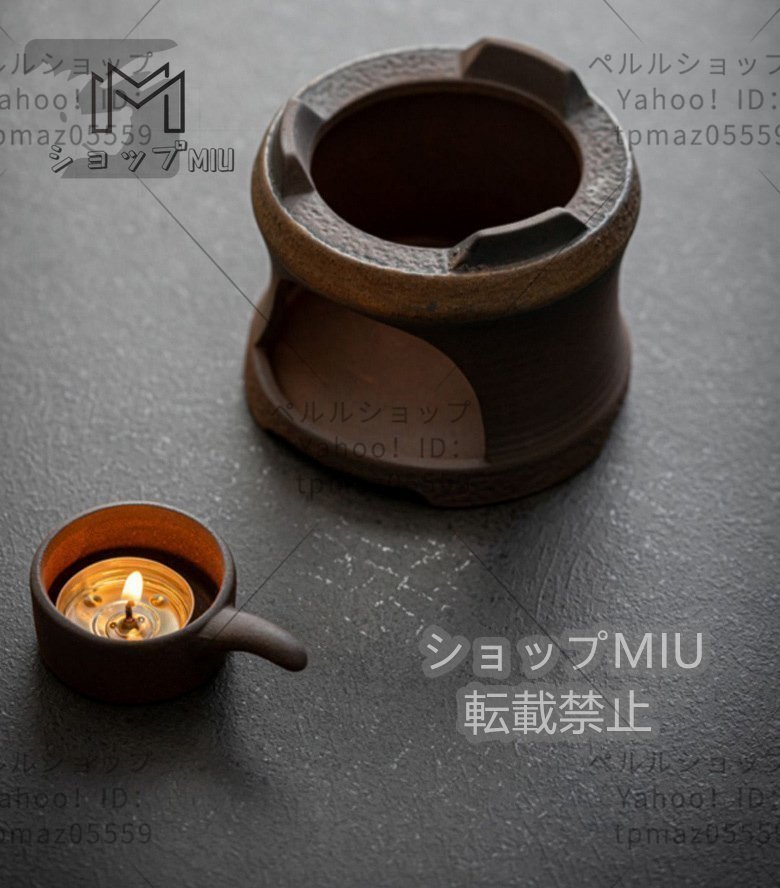 茶道具 煎茶道具 煎茶器セット 容量425ml セラミック瓶 茶香炉 アロマ炉 急須 陶器_画像5
