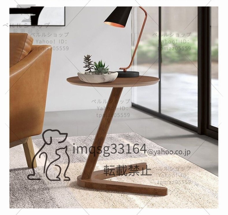 コーヒーテーブル リビングテーブル サイドテーブル 家具 丸形 スタイリッシュ おしゃれ ソファテーブル_画像3