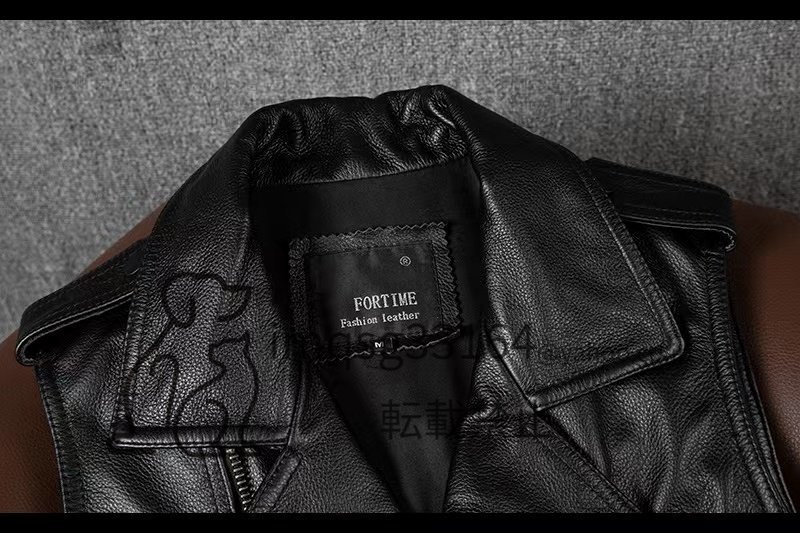 leather the best cow leather leather Rider's men's fashion bike the best kau hyde original leather kau the best leather jacket locomotive size selection possibility 