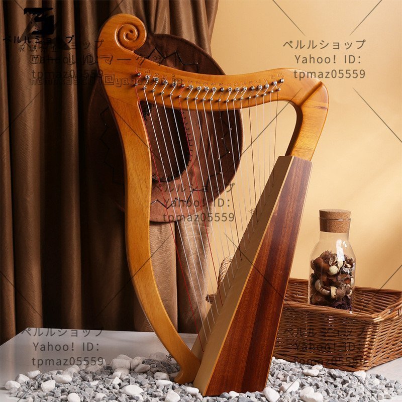  высококлассный арфа арфа музыкальные инструменты laia- музыкальные инструменты . кото 19 цветный Rya gold из дерева арфа .