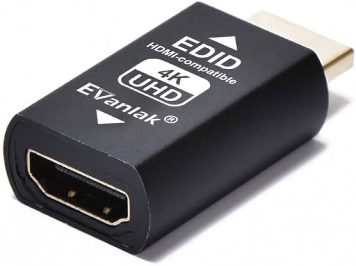HDMI EDID エミュレータ パススルー エミュレータ アダプタなし Mac 対応 Thunderbolt to HDMI