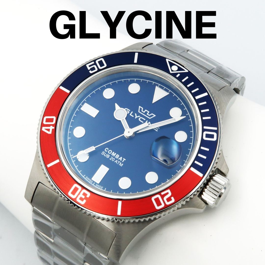 Glycine / グリシン 腕時計 コンバットサブ　ペプシカラー GL1016_画像1