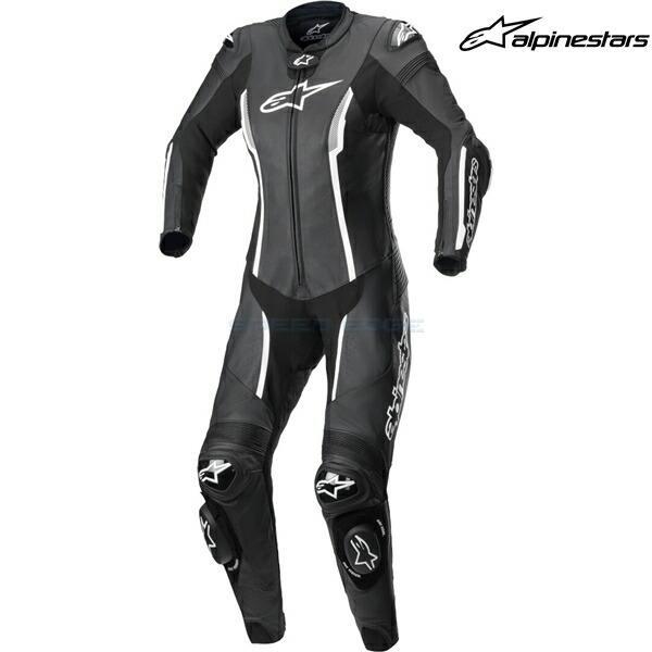 キャンペーン特価 アルパインスターズ レディース 3180122 STELLA MISSILE v2 LEATHER SUIT BLACK WHITE(12) サイズ:40_画像1