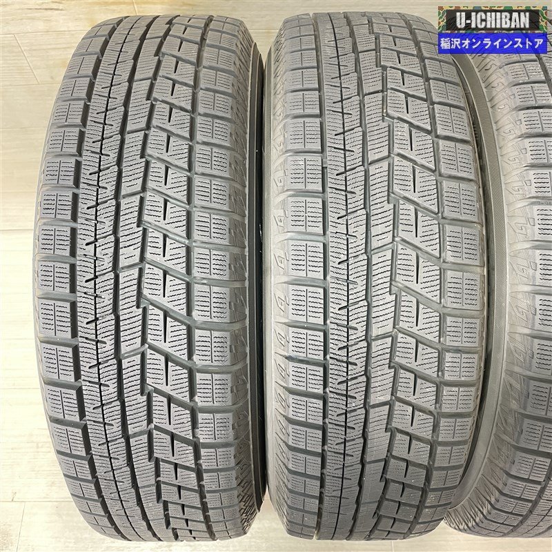 E12 ノート K10 アクア 等 DILEETO 5.5-15+43 4H100 2022年製 溝あり ヨコハマ IG60 185/65R15 15インチ スタッドレス 4本セット 009k_画像9