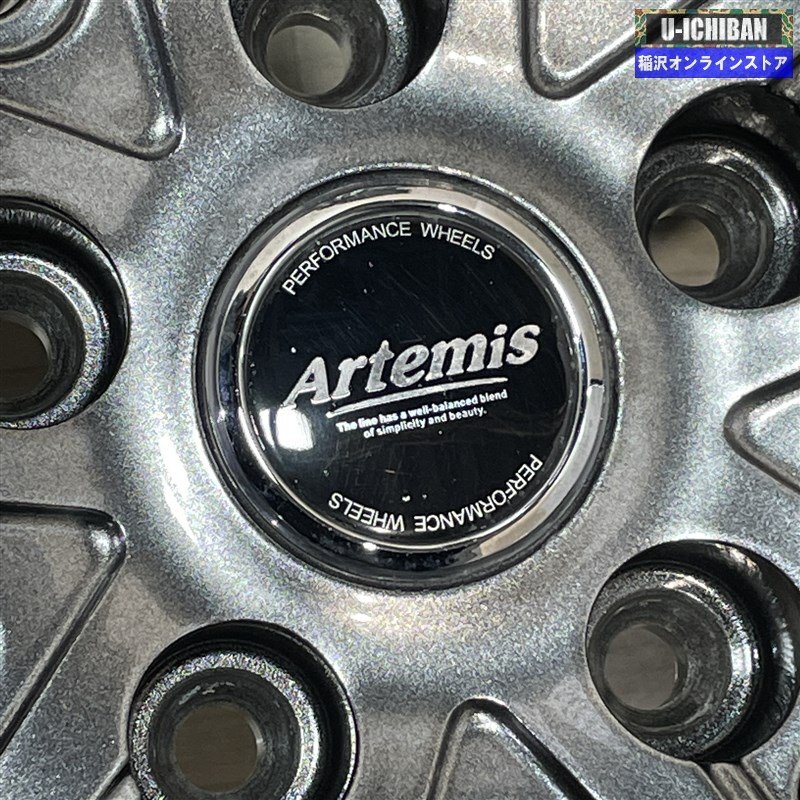 オデッセイ ヴェゼル 等 Artemis 6.5-16+53 5H114.3 2022年製 KAPSEN SNOWSHOES AW33 215/60R16 16インチ スタッドレス 4本セット 009kの画像4