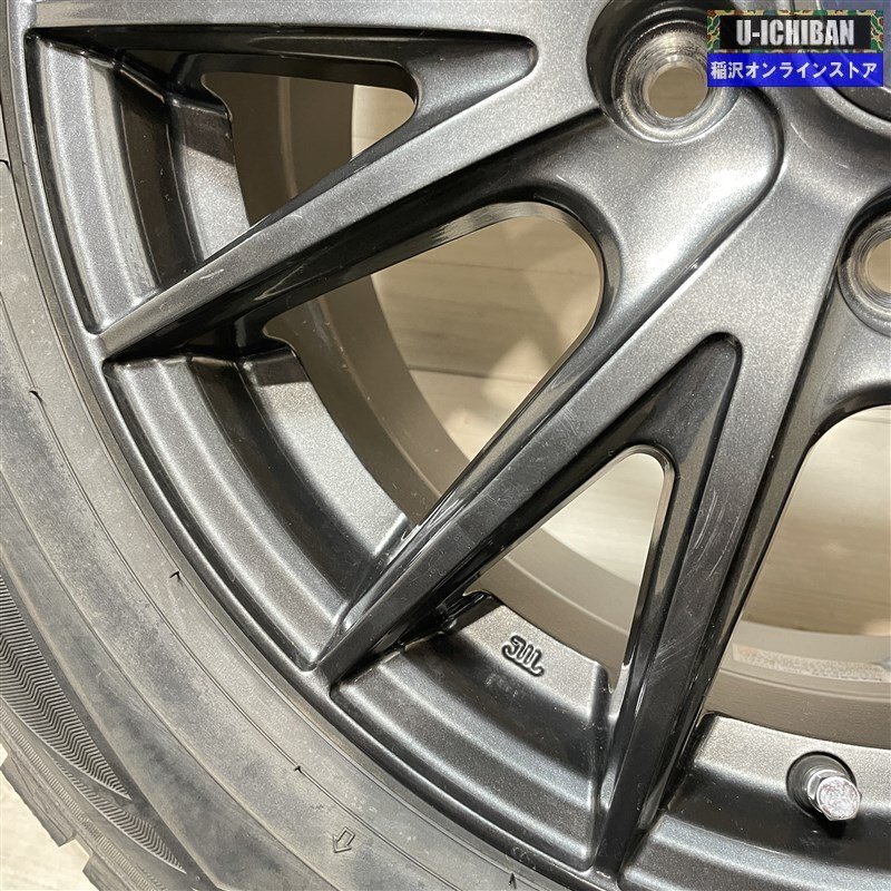 ヴェゼル オデッセイ 等 VELVA 6.5-16+53 5H114.3 ダンロップ WM01 215/60R16 16インチ スタッドレス 4本セット 009k_画像4