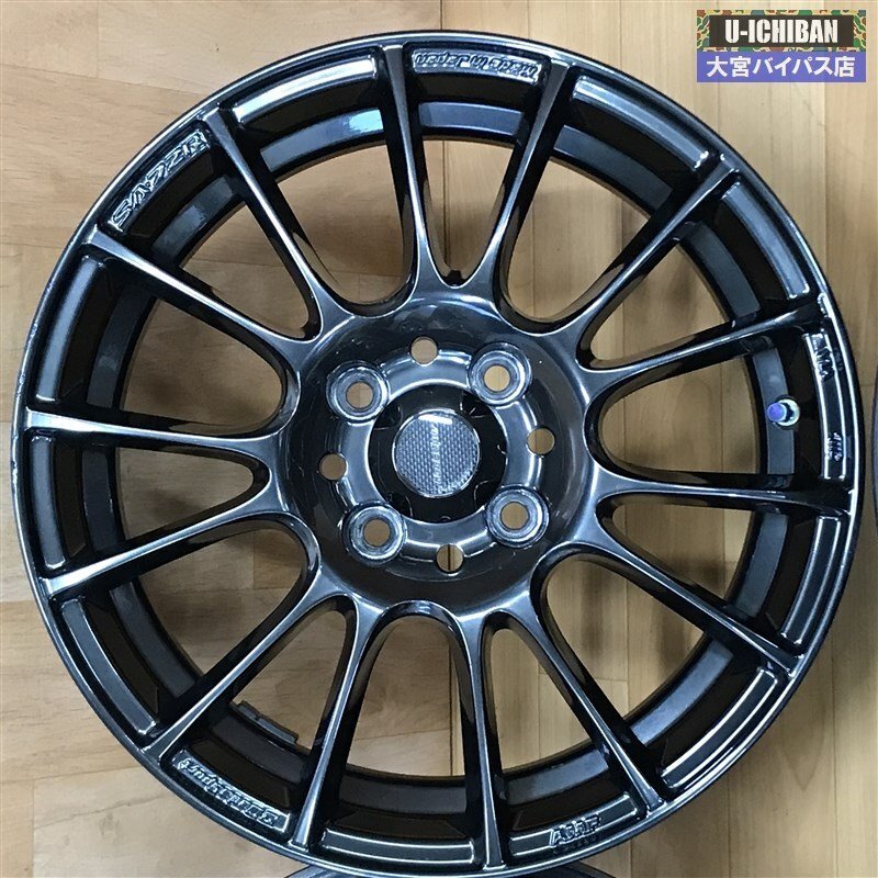 WEDSスポーツ SA-72R 15インチ 6J +38 4H 100 4本セット アクア ヤリス パッソ MAZDA2 ロードスター等 004_画像2