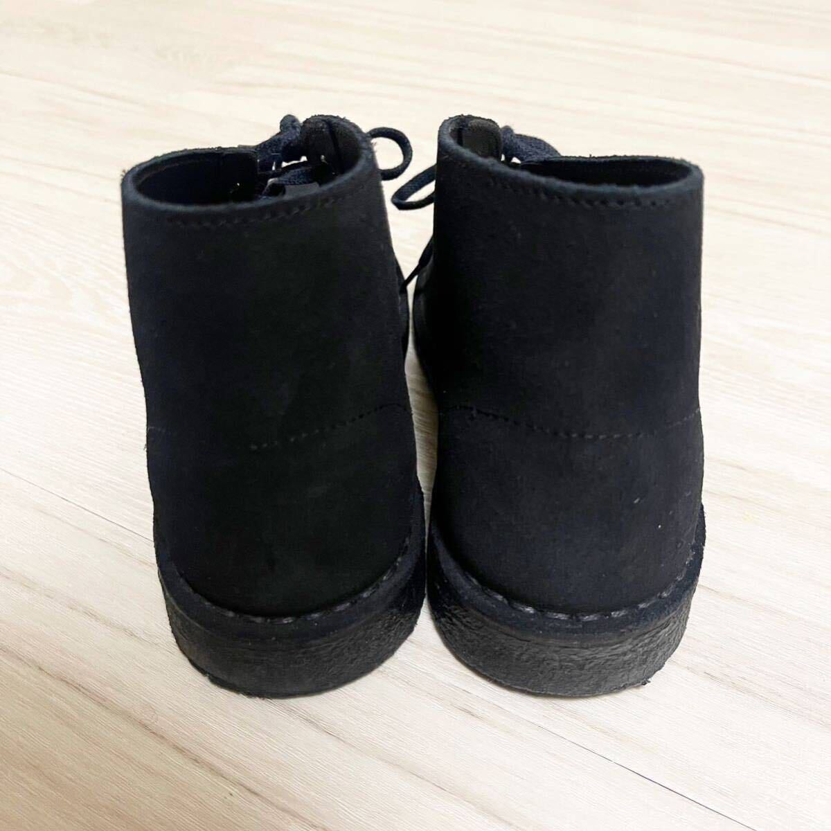 CLARKS ORIGINALS クラークス オリジナルズ DESERT BOOTS デザート ブーツ シューズ 靴 ブラック スエー UK51/2 約24.5cm 相当 状態良好_画像4