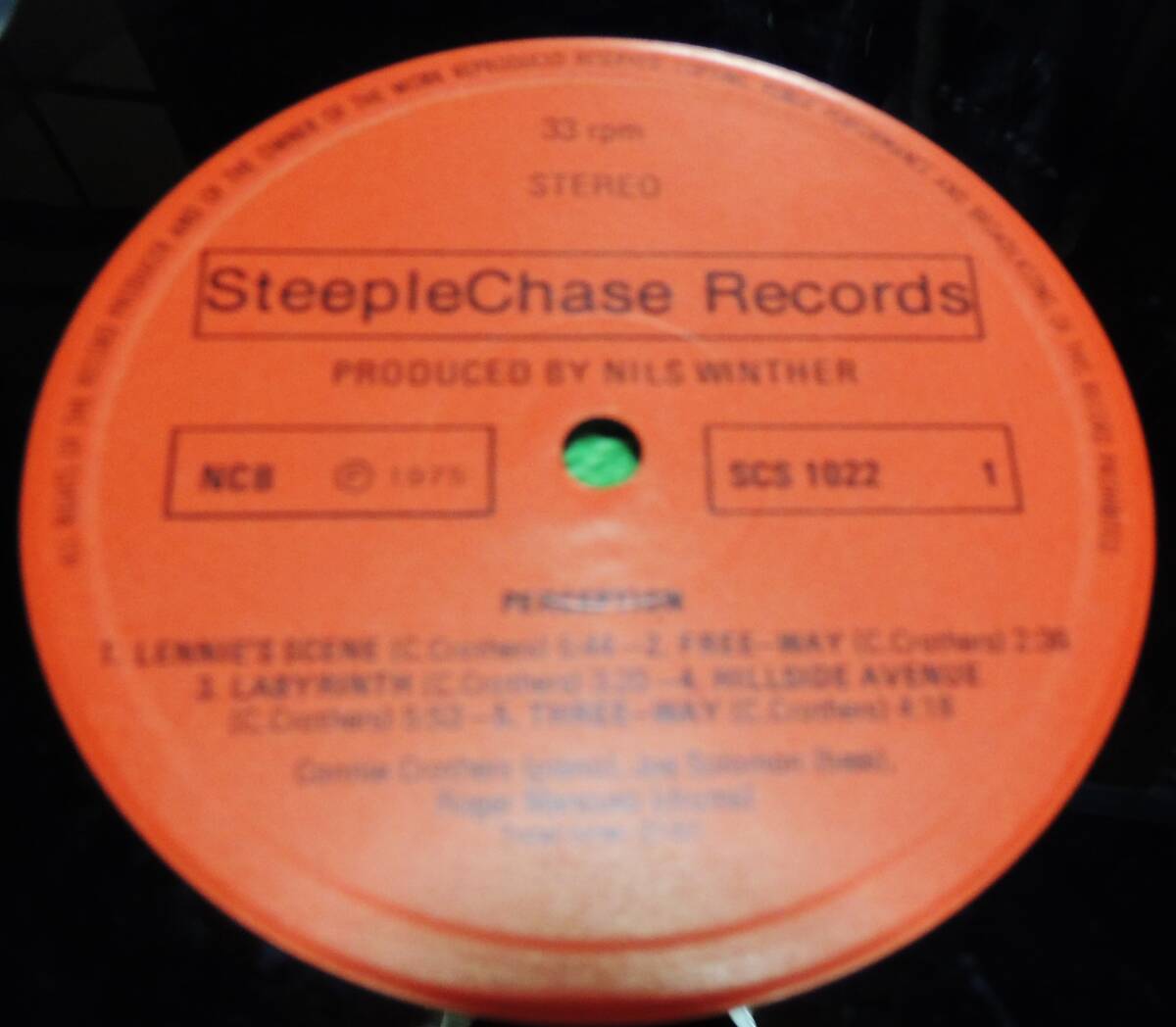 ♪　CONNIE CROTHERS/PERCEPTION　デンマークSleepChase盤LP　NILS WINTHER　コニー・クロザース_画像2
