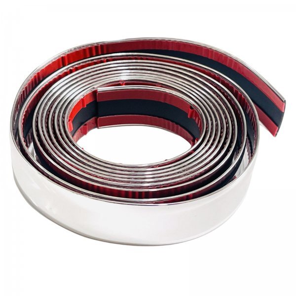  plating lmolding sill bar tape body bumper all-purpose protector protection dress up PVC metallic width 30mm length 3m