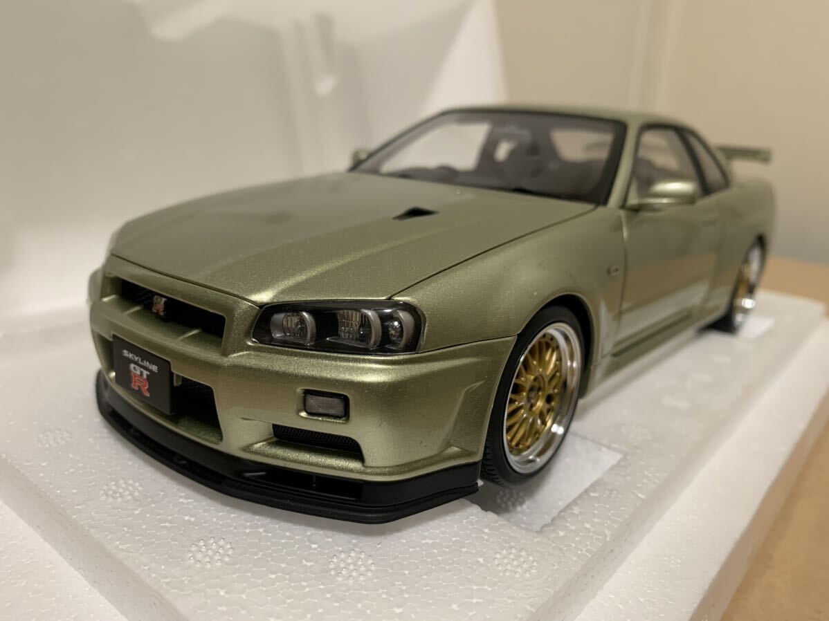 1/18 AUTOart 日産スカイラインGT-R BNR34 BBSオートアート の画像1