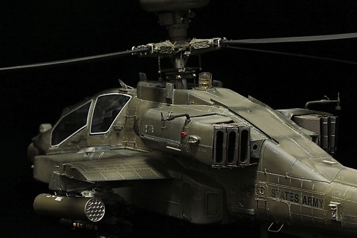 TAKOM 1/35 AH-64D Apache long bow final product ta com America land army 